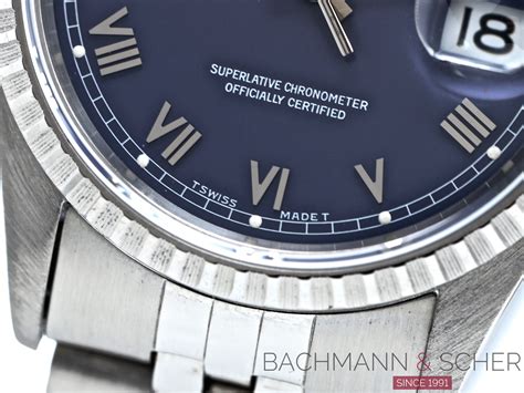 bachmann und scher rolex